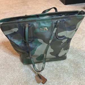 Coach Camouflage Taxi Tote
